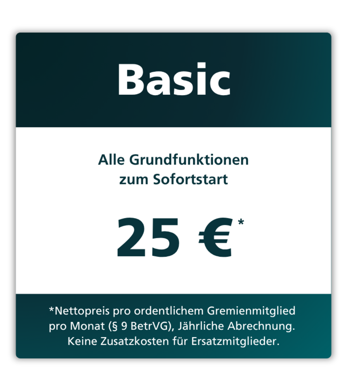 meinBRbase Basic-Preispaket