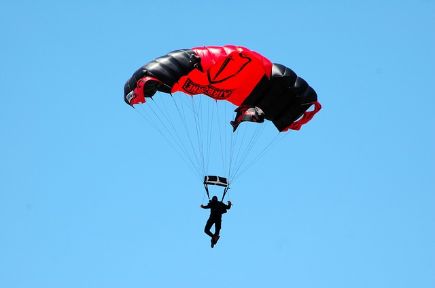 Fallschirm Skydiver Paraglider Sprung Flug