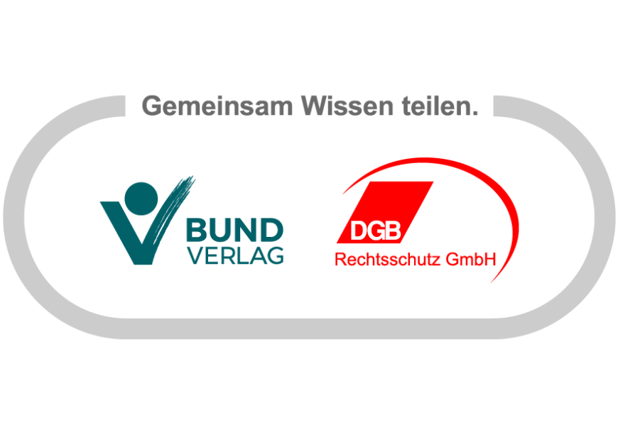 DGB Rechtsschutz & Bund-Verlag Kooperation Weißraum
