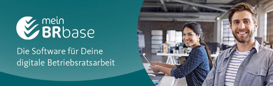 meinBRbase Banner Die Software für Deine digitale Betriebsratsarbeit