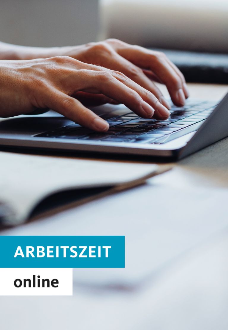 Fachmodul Arbeitszeit online Banner hoch
